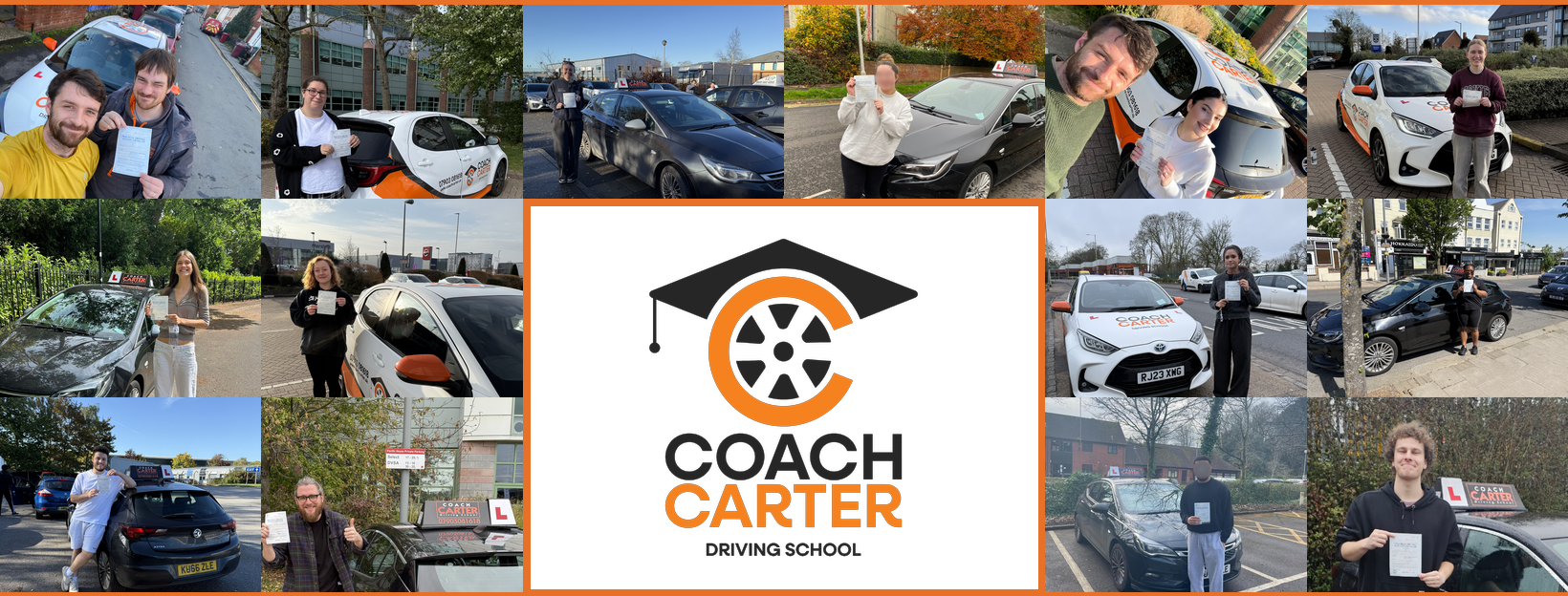 CoachCarter Driving School and learners celebrating their driving test passes